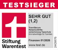 FINANZTEST Testsieger SEHR GUT Topschutz Familie